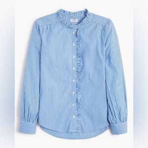[J. Crew Factory] Ruffle Dress Shirt